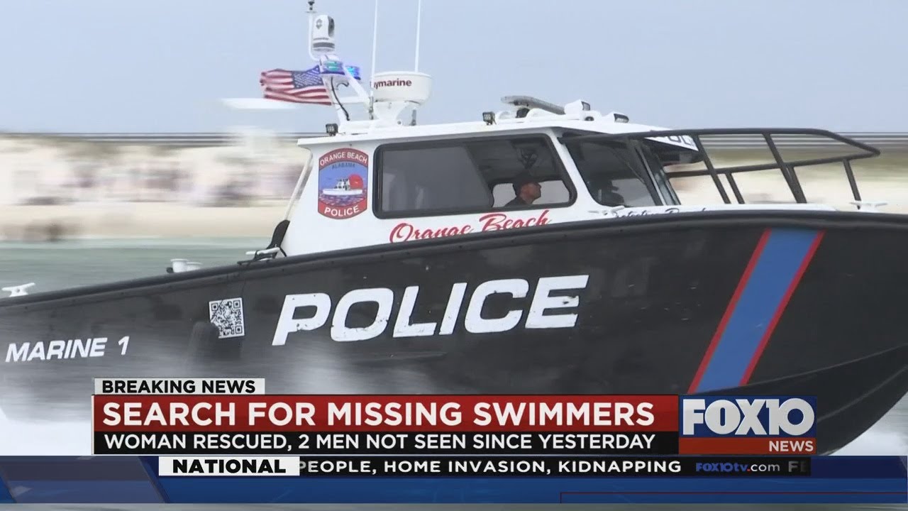 Search continues for missing swimmers in Orange Beach - YouTube