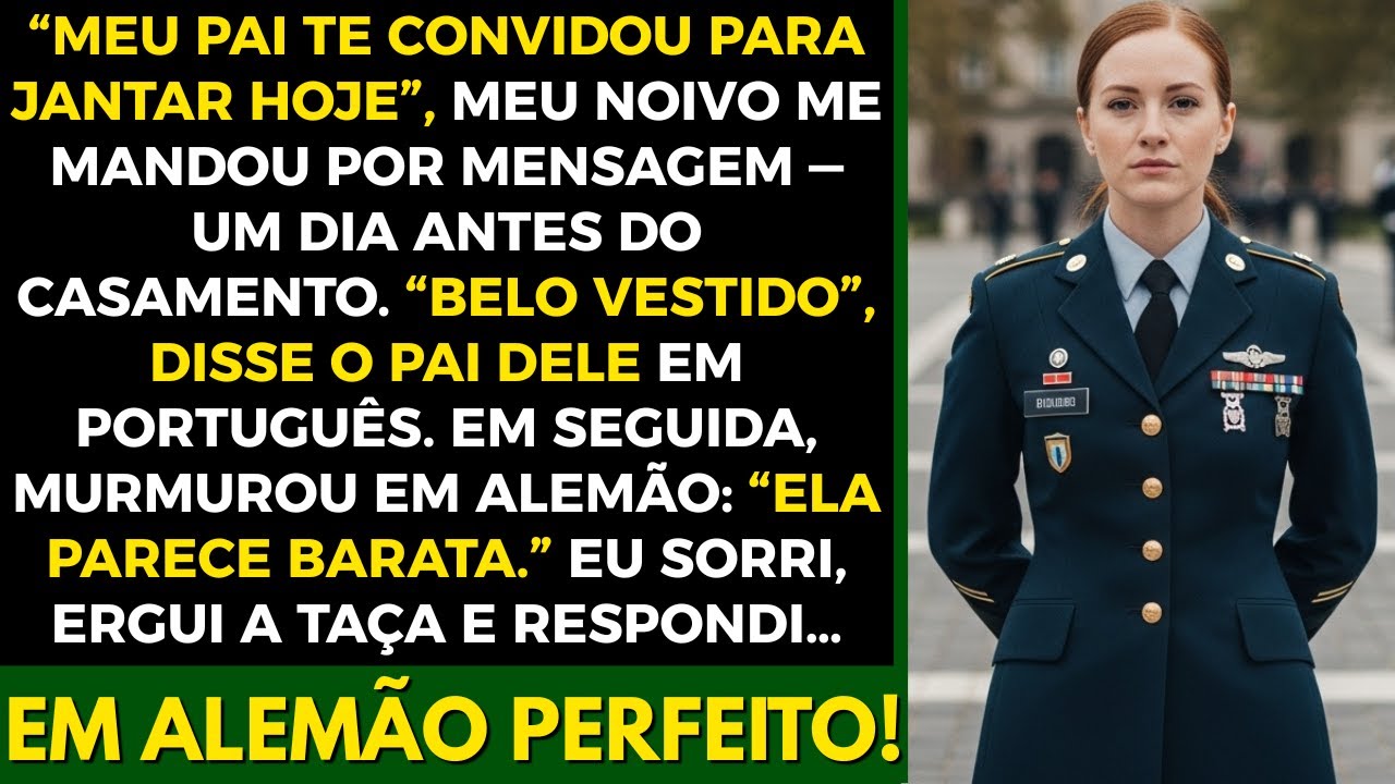 O Pai Do Meu Noivo Zombou De Mim Em Alemão Durante O Jantar, Então Eu Respondi Em Alemão Perfeito.