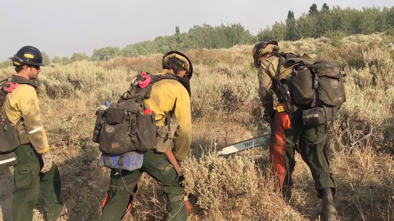 Snake River Hotshots prepping FR181 for firing operation YouTube