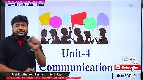 Communication | SET/NET Paper-I Online Classes | 94 942 942 13 #apset2020notification #set #net
