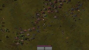 Factorio: Uranium Bullets vs Biters