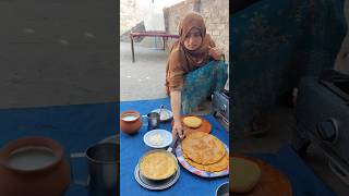 nashte Mein Makki Ki Roti Aur gud Mumtaj village blog
