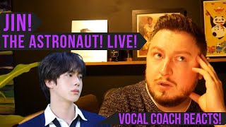 Vocal Coach Reacts! Jin! (Feat, Coldplay!) The Astronaut! Live!