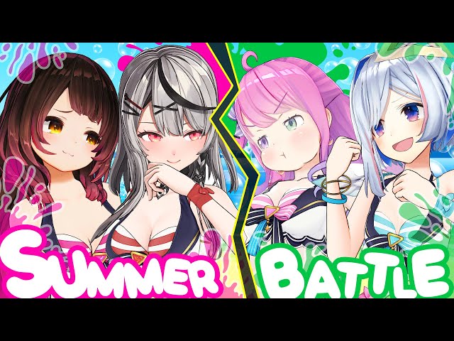 【サマー3D】仁義なき水着バトル！クローボー＆かなルーナ 【#hololivesummer2023】のサムネイル