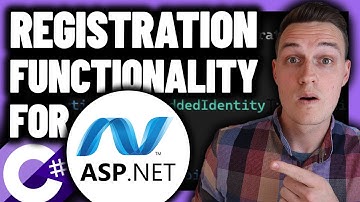ASP.NET Registration Functionality from SCRATCH in .NET 7
