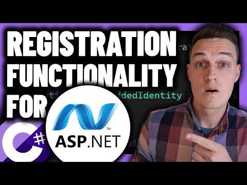 ASP.NET Registration Functionality from SCRATCH in .NET 7