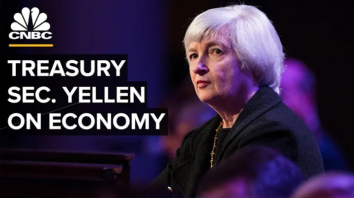 Treasury Secretary Janet Yellen talks about the st...