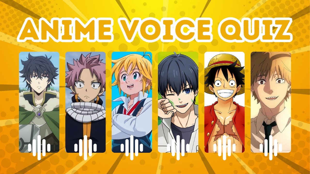 ANIME VOICE QUIZ 🗣️🕹️ Guess the anime character voice