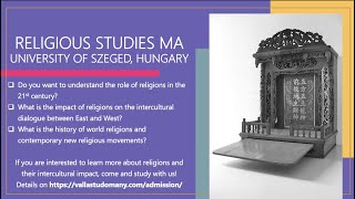 Why Study Religions At The University Of Szeged?