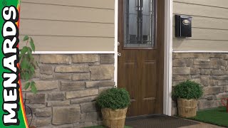 How To Install Stone Veneer Siding  Menards