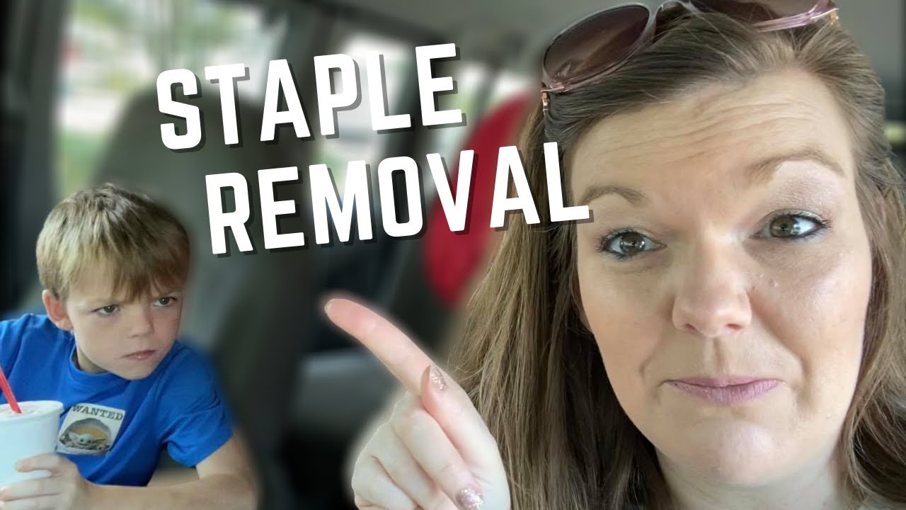 Large Family Vlog Staple Removal YouTube