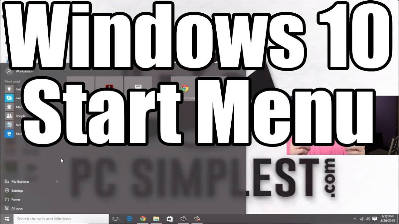 Customize Windows 10 Start Menu - Tips and Tricks - YouTube