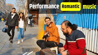 Performance Romantic music _ This wonderful music  _  on the street _  Shadmehr Cover