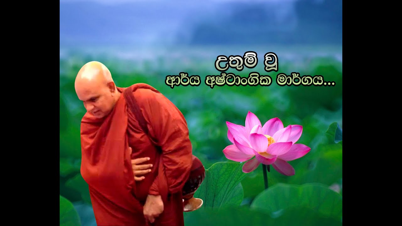 උතුම් වූ ආර්ය අෂ්ඨාංගික මාර්ගය..Maha Rahathun Wadi Maga Osse...