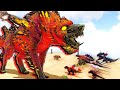 Fallen Godly Fenrir VS Mod Dinosaurs | ARK Mod Battle Ep.418