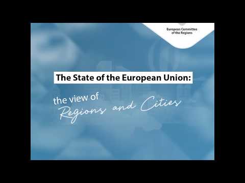 The State of the European Union: the View of Regions & Cities - 4 December 2019, 3 pm, Brussels