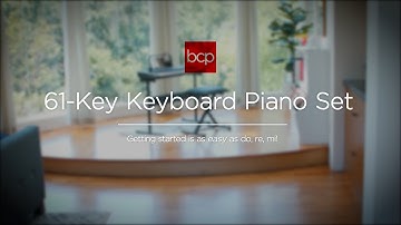 SKY5138 61-Key Beginner Electronic Keyboard Piano Set
