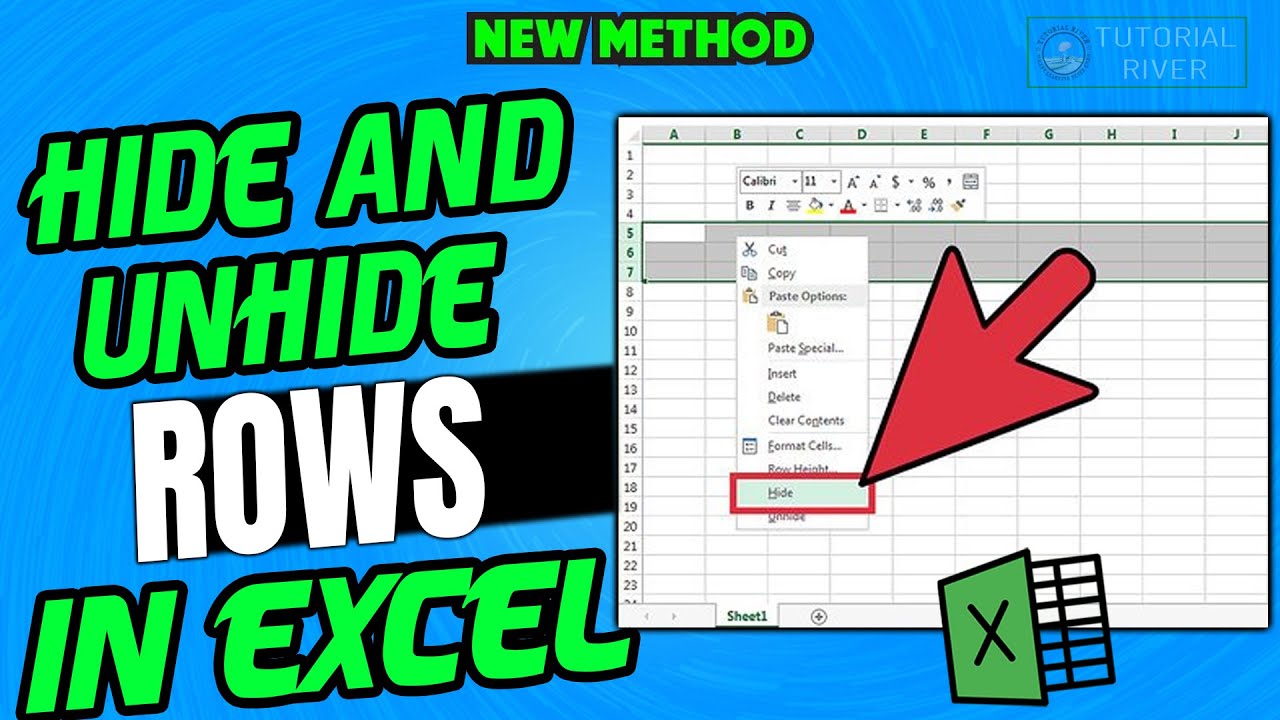 How to Hide and Unhide Rows and Columns in Excel 2023 ( Step-by-Step ...
