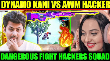 Dynamo Gaming + Kanika VS AWM Hackers First Time Fight Bgmi Pubg Mobile @DynamoGaming