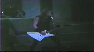 Metallica Ride the Lightning Live in 1986 at Quebec City Canada