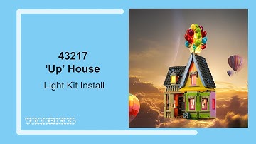 Yeabricks Light kit Install in the Lego "Up" House​ 43217