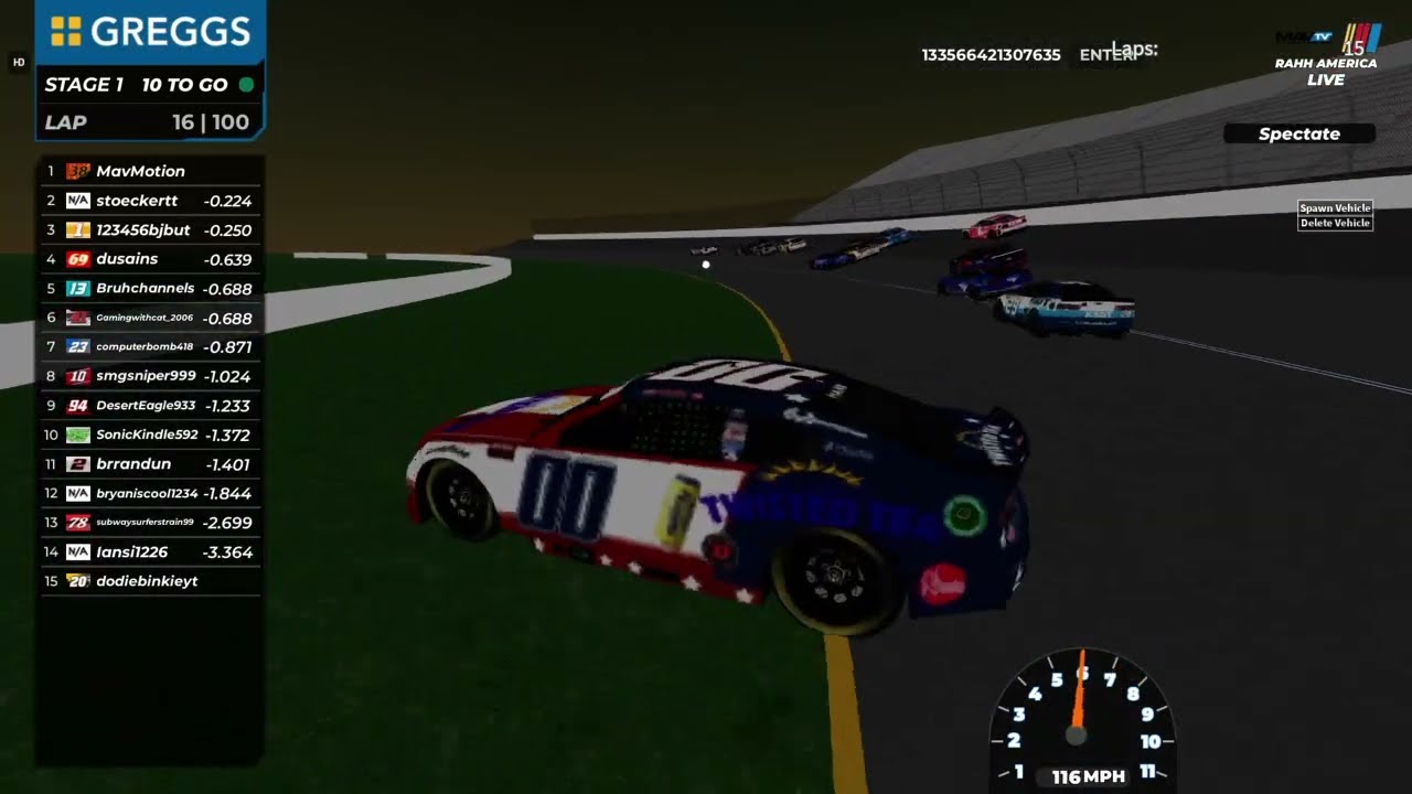 FTRA Charlotte (Coke 600): #00 POV, Part 1