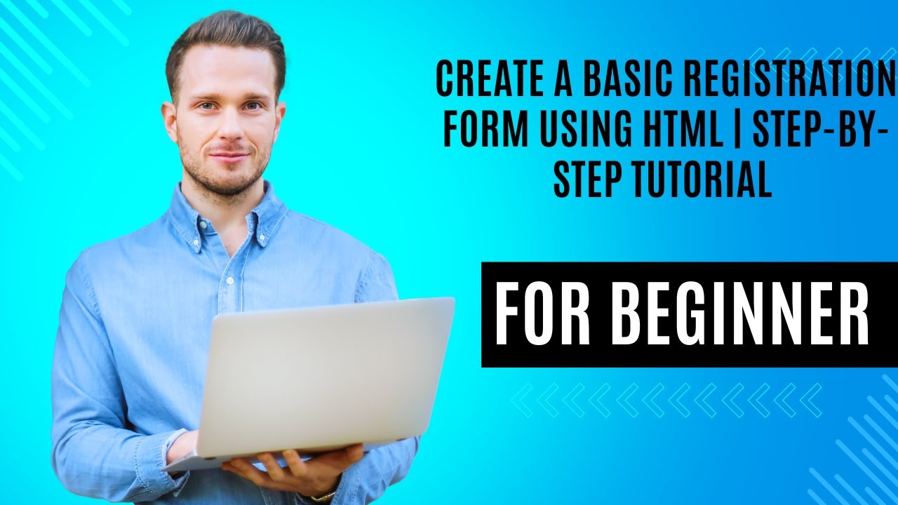 Create a Basic Registration Form Using HTML | Step-by-Step Tutorial # ...