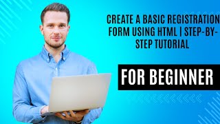Create a Basic Registration Form Using HTML | Step-by-Step Tutorial #html #coding #webdesign