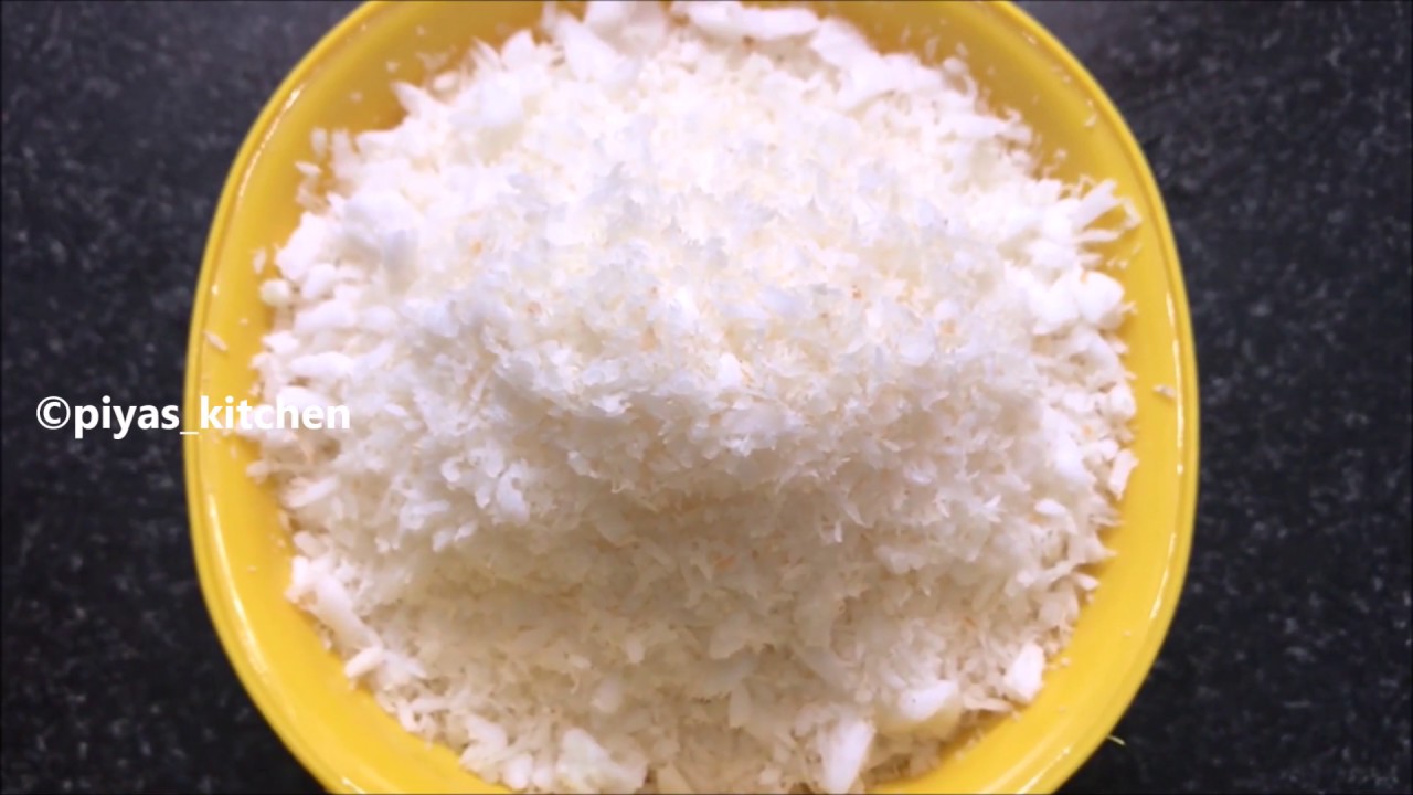 Homemade Desiccated Coconut Recipe How to Make Desiccated Coconut at