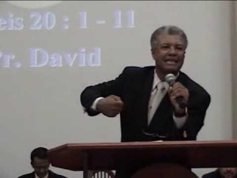 Pr. David R. da Silva - Tema: O homem que no queri...