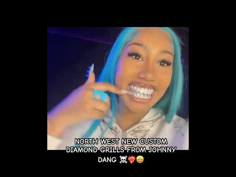 North West New Custom Diamond Grills New Viral Video Viralshort Viralvideo Youtube Goviral 