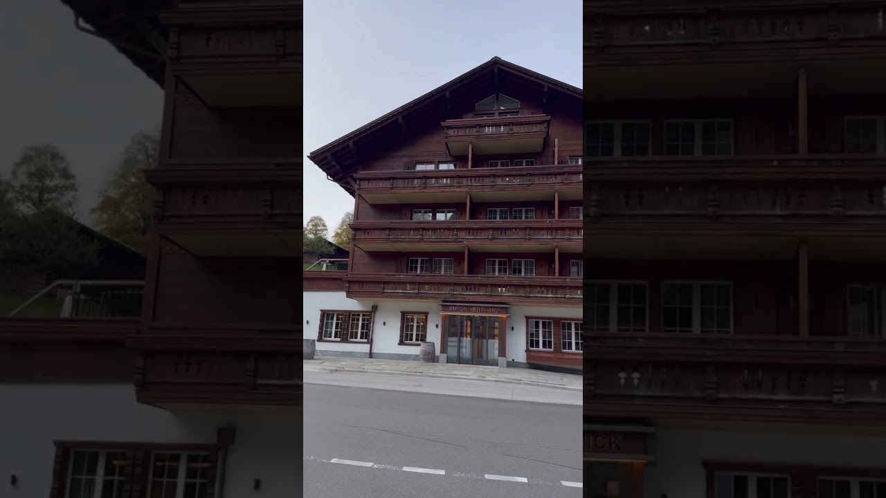 Travel Through Grindelwald 🇨🇭 | Swiss Alps in Motion #Shorts