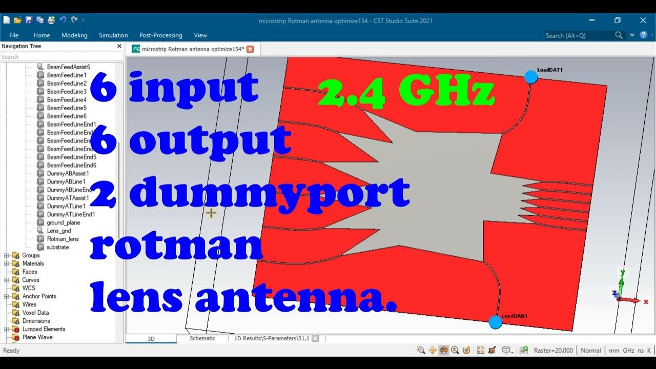 Compact Two-Layer Rotman Lens-Fed Antenna Array at 24 GHz with matlab ...