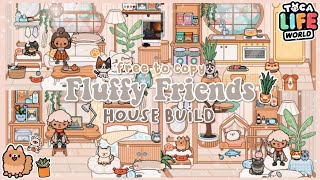 🐶 FLUFFY FRIENDS *new pack*✨ | house build 🏡 | yumiitxca #tocalifeworld #foryou #tocaboca screenshot 3