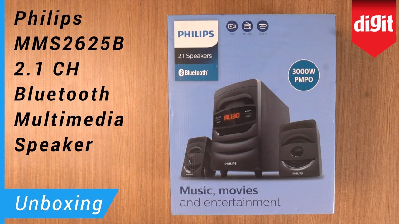 Philips MMS2625B 2.1 CH Bluetooth 
