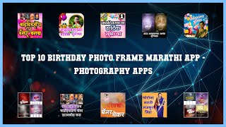 Top 10 Birthday Photo Frame Marathi App Android Apps screenshot 1