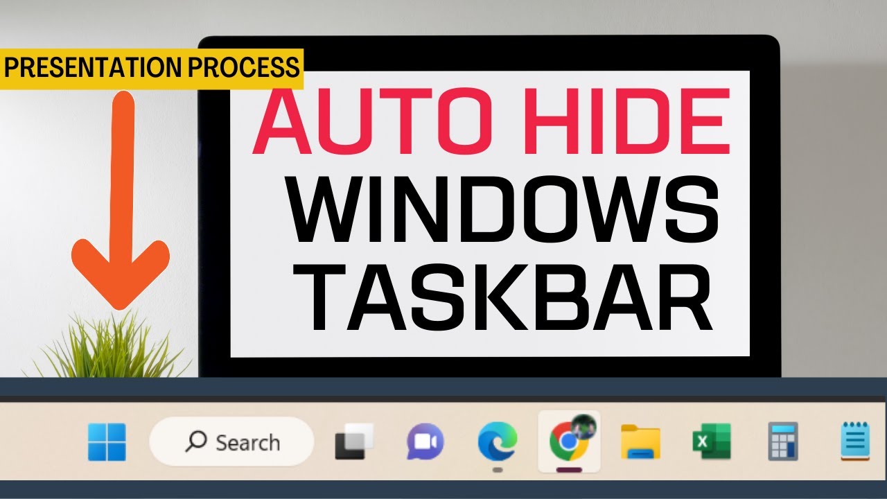 how to hide taskbar during presentation