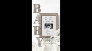 pregnancy announcement video for instagram stories by Shop Bloome on Etsy