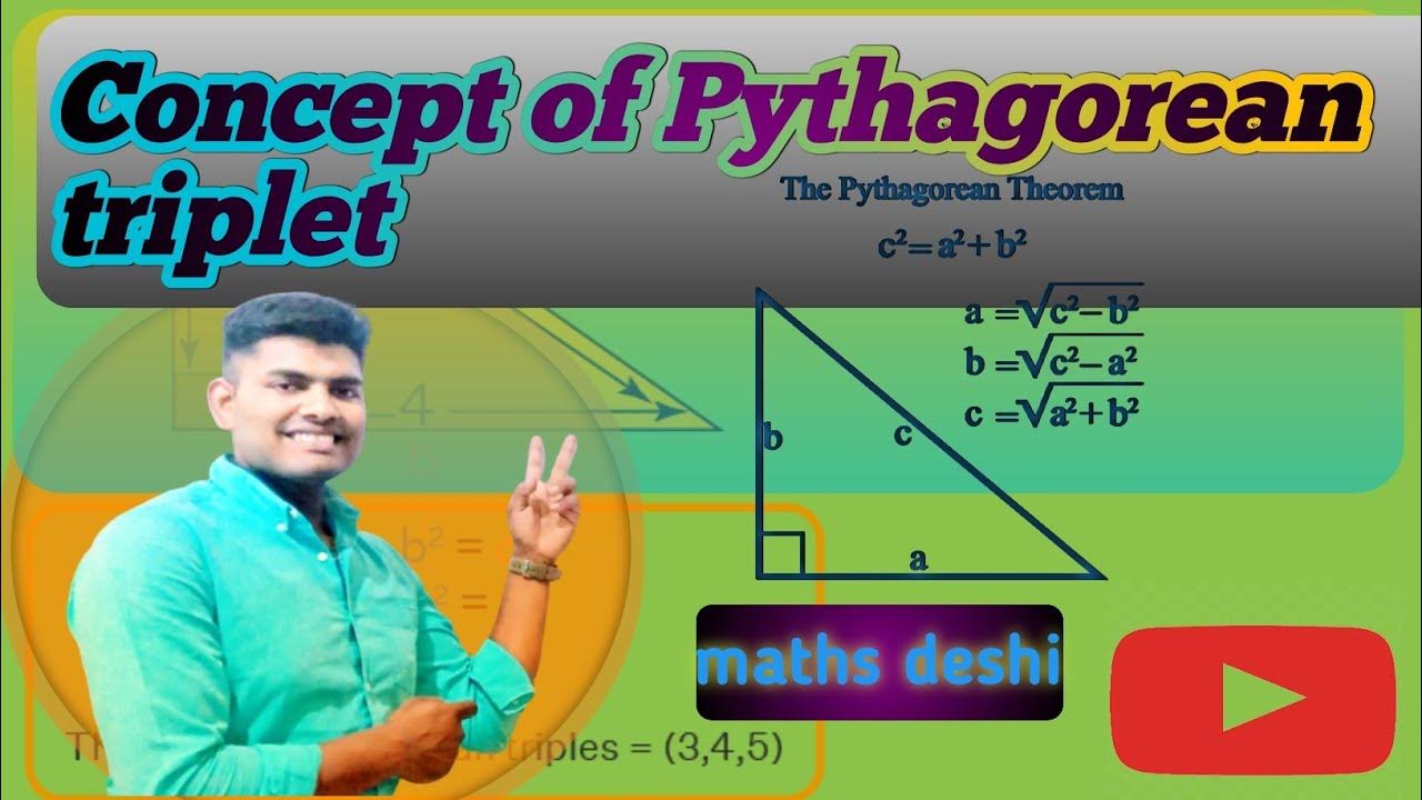 concept of pythagorean triplet @MathsDeshi - YouTube