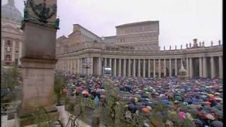 Popes Urbi et Orbi blessing on Easter Sunday