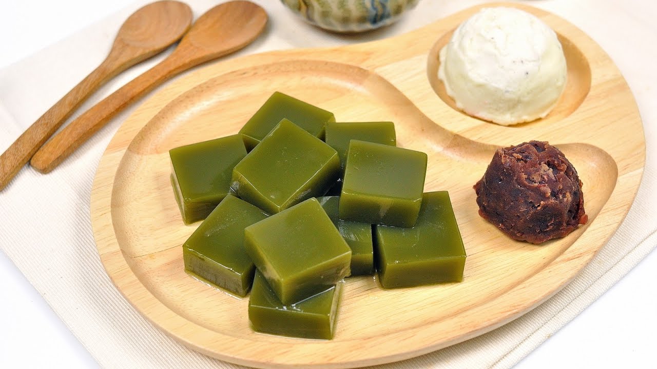 วุ้นชาเขียว Matcha (Green Tea) Jelly