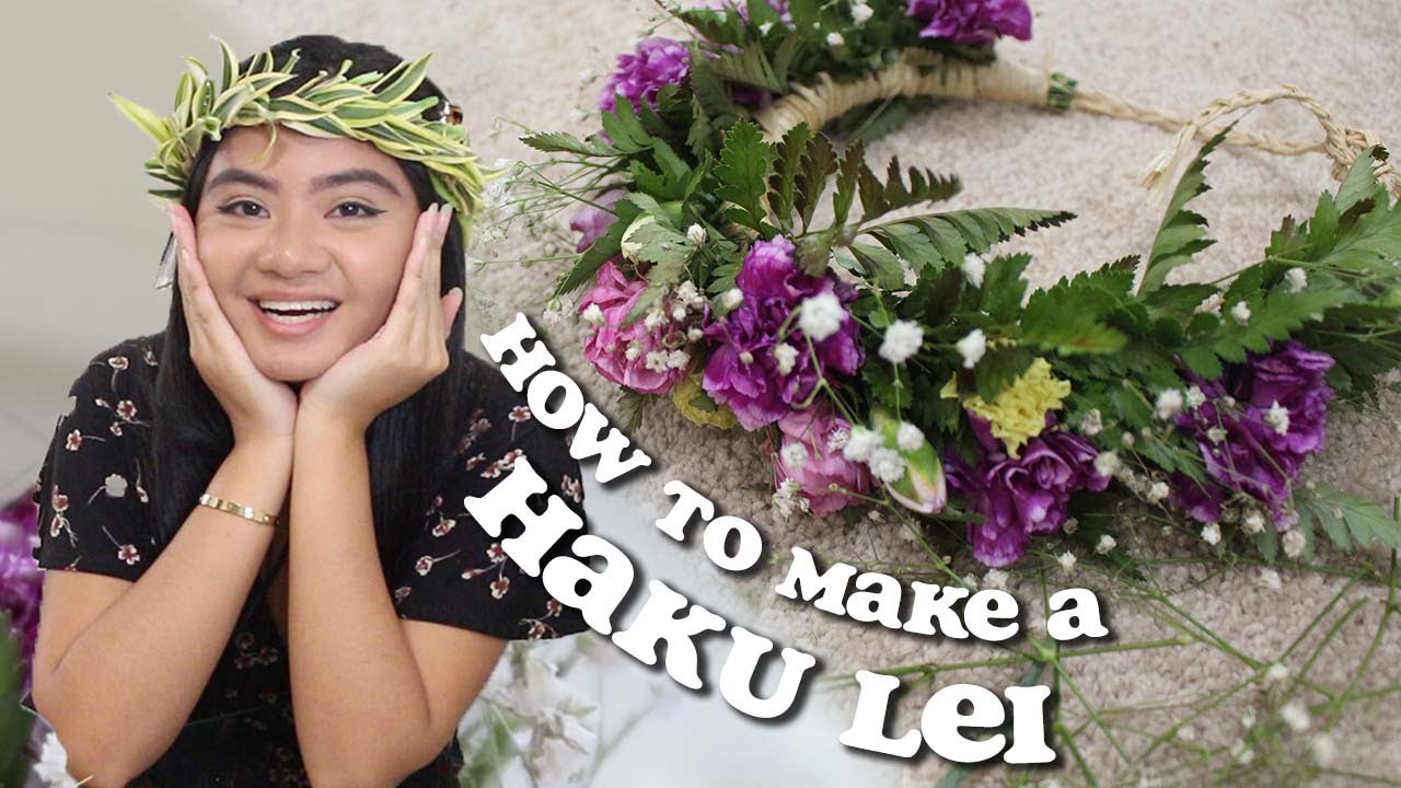 Diy: How To Make A Hawaiian Haku Lei/Lei Po'O (Aka A Flower Crown)