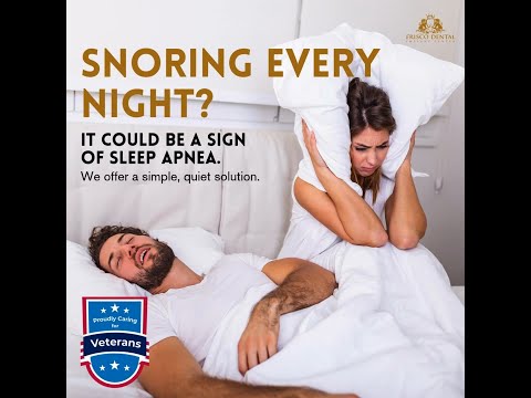 Snoring can be a signal.
