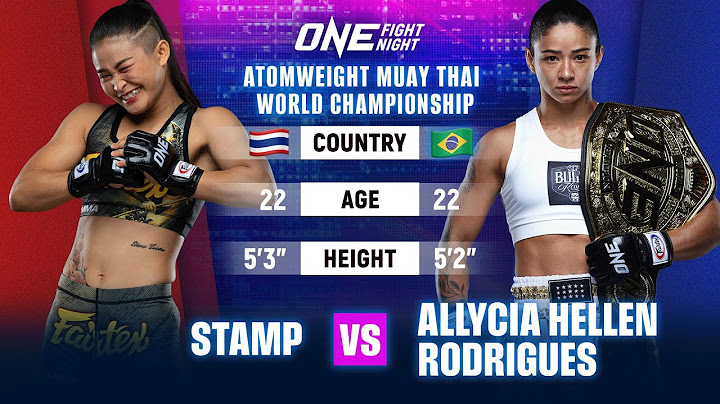 When Allycia Hellen Rodrigues and Stamp went BEAST MODE 😤 Muay Thai Showdown