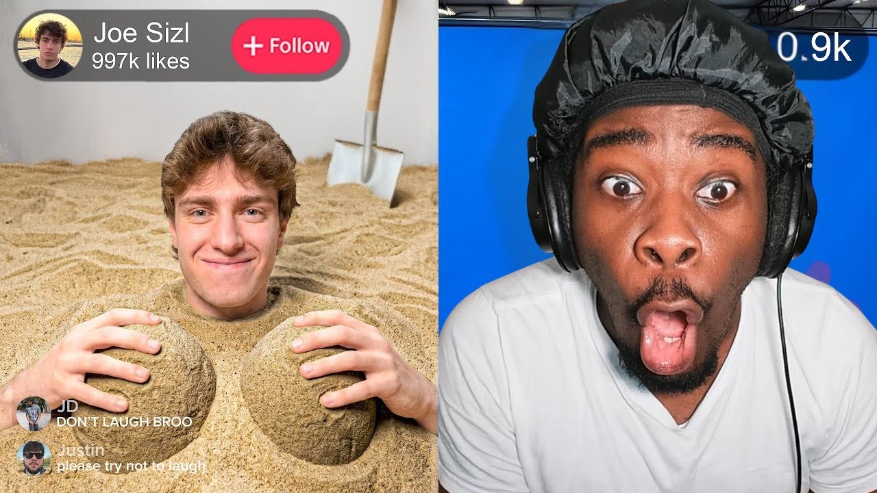 Семейный прямой эфир в TikTok: попробуй не засмеяться (3 реакции)