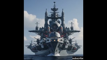 Top 5 war ships by ai #ai #ships #war