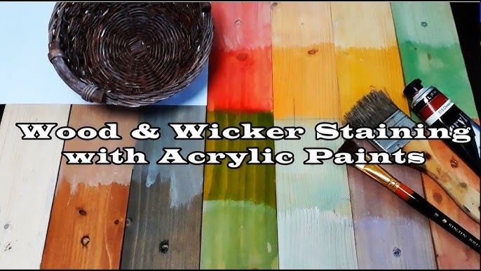 Acrylic Paint Wood Crafts, Wood Acrylic Paint Gold