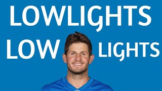 Dan Orlovsky Career Lowlights