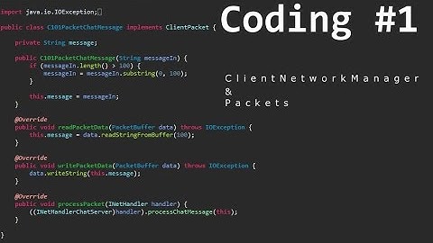 TnTGamesTV | Coding | #1 - ClientNetworkManager & Packets
