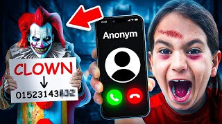 HORROR CLOWN veröffentlicht HANDY NUMMER von KLEINEN JUNGEN!😱